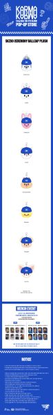 Stray Kids - POP-UP STORE [KARMA] MD : SKZOO CEREMONY BALLCAP PLUSH (ИЗБОР НА ВЕРСИЯ) PRE - ORDER 