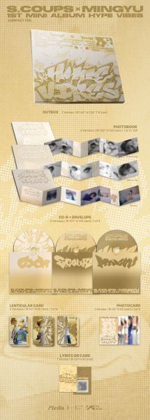 S.COUPS X MINGYU -COMPACT Ver. + Random Polaroid Photocard (SW)  PRE - ORDER 