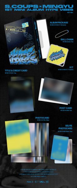 S.COUPS X MINGYU - 1st Mini Album ‘HYPE VIBES’ (KiT Ver.) PRE - ORDER 