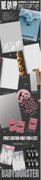 BABYMONSTER - WE GO UP (PATTERN Ver.) (6types Random Ver.) PRE - ORDER 