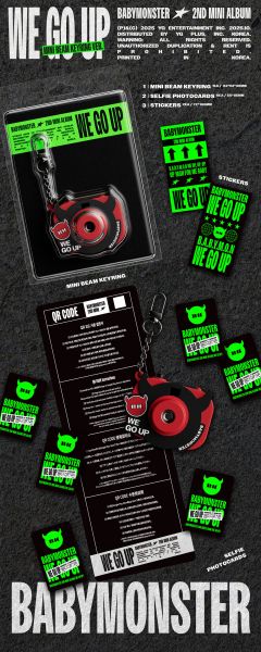 BABYMONSTER - 2nd MINI ALBUM [WE GO UP] (MINI BEAM KEYRING Ver.) PRE - ORDER 