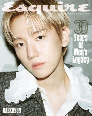 BAEKHYUN - OCTOBER 2025 [ESQUIRE] (A ver) PRE - ORDER 