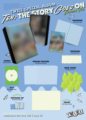 TWICE - TEN: The Story Goes On (EPISODE Ver)  + Random Photocard (BDM) PRE - ORDER 