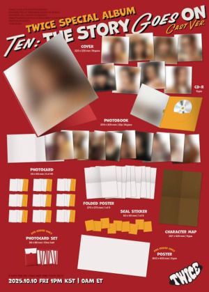 TWICE - TEN: The Story Goes On (Cast Ver.) + Random Photocard (BDM) PRE - ORDER 