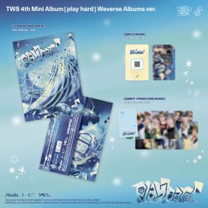 TWS - 4th Mini Album 'play hard' (Weverse Albums ver.) + Weverse Gift (WS) PRE - ORDER 