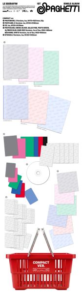 LE SSERAFIM - SPAGHETTI (COMPACT ver.)  PRE - ORDER 