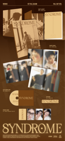 WONHO - 1st Full Album SYNDROME PRE - ORDER 