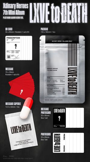 Xdinary Heroes - 7TH MINI ALBUM [LXVE TO DEATH] PLATFORM VER.  PRE - ORDER 