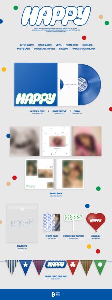 JIN - Happy (LP) PRE - ORDER 