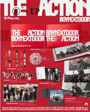 BOYNEXTDOOR -  [The Action] + Red Riding Hood ver. Random Photocard (muvve) PRE - ORDER 