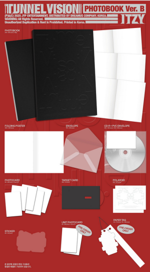 ITZY - TUNNEL VISION (Photobook Ver.) (2 types Random Ver.) PRE - ORDER 