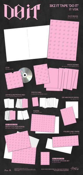 Stray Kids - SKZ IT TAPE ‘DO IT’ (IT VER.)+ Random Photocard (SW) PRE - ORDER 