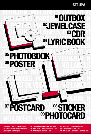 YEONJUN - 'NO LABELS: PART 01' (3types Random Ver.) + Random Photocard (BDM) PRE - ORDER 