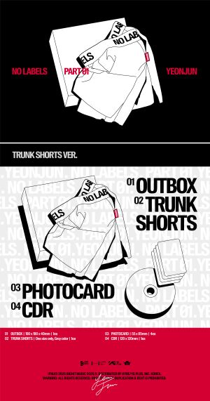 YEONJUN - 'NO LABELS: PART 01' (Trunk Shorts Ver.) PRE - ORDER 