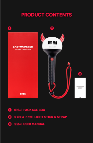 BABYMONSTER - OFFICIAL LIGHT STICK + Random Photocard PRE-ORDER