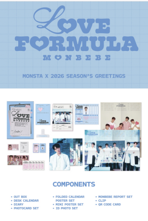 MONSTA X - 2026 SEASON’S GREETINGS [LOVE FORMULA MONBEBE] + Random Photocard (Starship Square) PRE - ORDER 