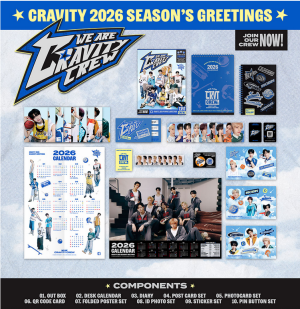 CRAVITY - 2026 SEASON'S GREETINGS [WE ARE CRAVITY CREW] + Random Photocard (SW) PRE - ORDER 