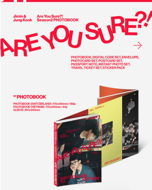 Jimin x Jung Kook - [ARE YOU SURE?! Season2] PHOTOBOOK PRE - ORDER 