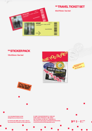 Jimin x Jung Kook - [ARE YOU SURE?! Season2] PHOTOBOOK + Weverse Gift (WS) PRE - ORDER 