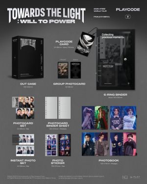 ATEEZ - 2025 ATEEZ WORLD TOUR [TOWARDS THE LIGHT : WILL TO POWER] FINALE IN SEOUL PLAYCODE + Postcard PRE - ORDER 