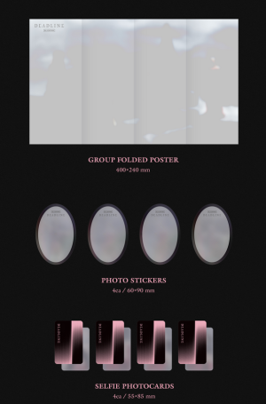 BLACKPINK - DEADLINE (BLACK Ver./ PINK Ver.) + 1 random photocard + 1 random shared individual jacket photocard (YG)  PRE - ORDER 