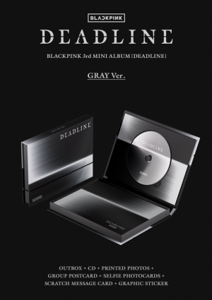 BLACKPINK - DEADLINE GRAY Ver. + Weverse Gift (WS)  PRE - ORDER 