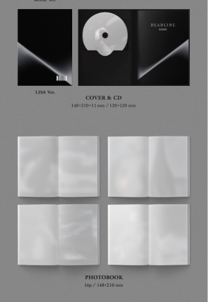 BLACKPINK - DEADLINE SILVER Ver. (Set) + Weverse Gift (WS)  PRE - ORDER 