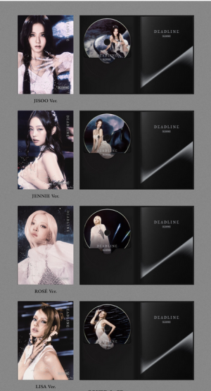 BLACKPINK - DEADLINE (SILVER Ver.) (4types Random Ver.)  PRE - ORDER 