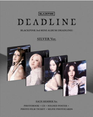 BLACKPINK - DEADLINE SILVER Ver. (Set) + Weverse Gift (WS)  PRE - ORDER 