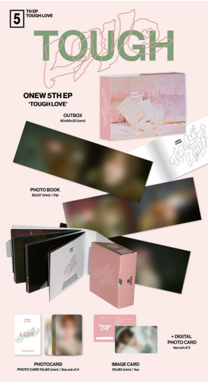 ONEW - 5TH MINI ALBUM [TOUGH LOVE] (POCKET BOOK Ver.) PRE - ORDER 
