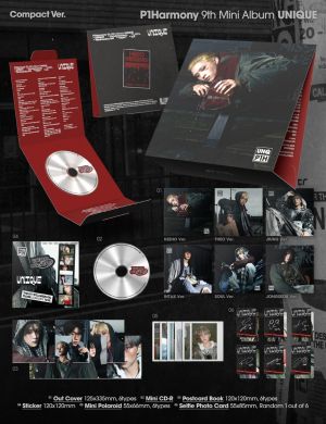 [EARLY BIRD] P1HARMONY - 9TH MINI ALBUM [UNIQUE] (Compact Ver.) + Weverse Gift (WS) PRE-ORDERD