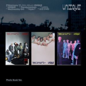 P1Harmony UNIQUE – 9th Mini Album (Photobook Ver. Random A/B/C) + APPLE MUSIC random photocard ИЗБОР НА ВЕРСИЯ 