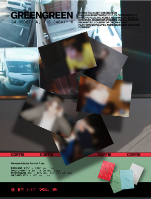 CORTIS - The 2nd EP [GREENGREEN] (Weverse Albums ver.) + Logo Memo pad (BDM) PRE - ORDER 