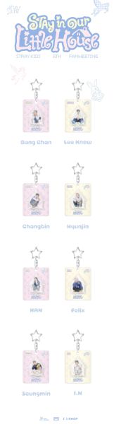Stray Kids - 'Stray Kids 6TH FANMEETING [STAY in Our Little House] : MINI BLOCK KEYRING PRE - ORDER 