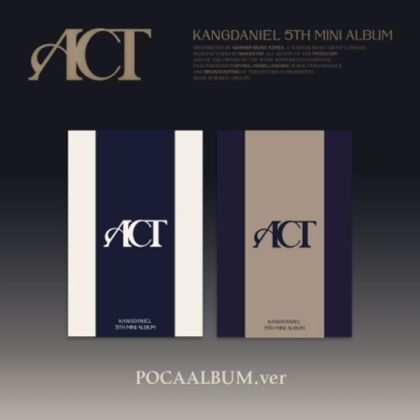 KANGDANIEL - 5th Mini Album [ACT] (POCA ALBUM) (2types Random ver.)