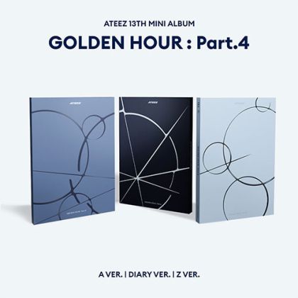 ATEEZ - GOLDEN HOUR : Part.4 SET + Random Photocard ORIGINAL 