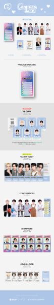 ENHYPEN WORLD COUPON CARD COLLECTION - CAMPUS LIFE BASIC ver. PRE-ORDER 