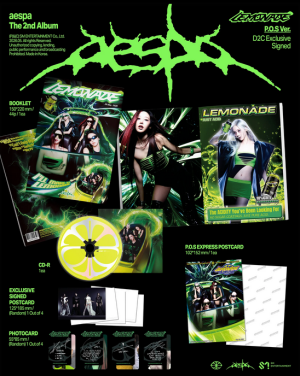 aespa – 2ри официален албум [LEMONADE] (P.O.S Ver.) PRE-ORDER 