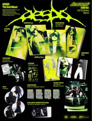 aespa – 2ри официален албум [LEMONADE] (ACID Ver.) PRE-ORDER 
