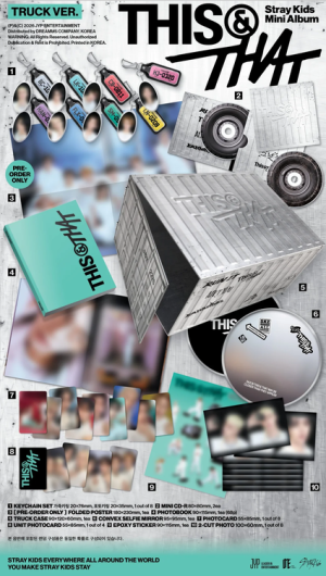 Stray Kids - [THIS & THAT] (TRUCK VER.) LIMITED VER.  + Photocard (FANS SHOP) PRE-ORDER 