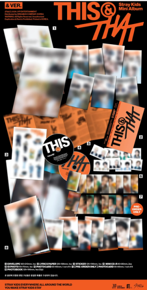 Stray Kids – THIS & THAT (& Ver.) + Random Photocard (SW) PRE-ORDER 