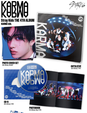Stray Kids - 4TH ALBUM [KARMA] (KARMA VER.) + Random photocard (FANSHOP) PRE - ORDER