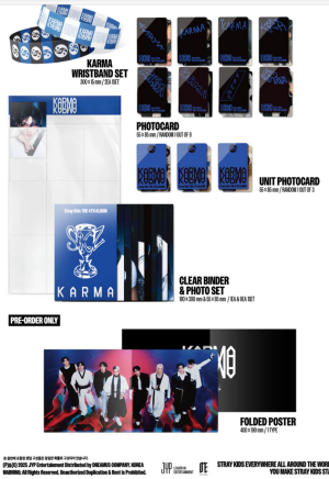 Stray Kids - 4TH ALBUM [KARMA] (KARMA VER.) + Random photocard (FANSHOP) PRE - ORDER