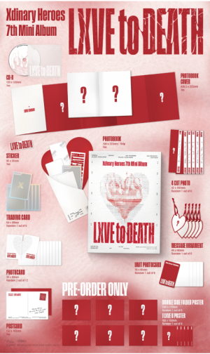 Xdinary Heroes - LXVE TO DEATH PHOTOBOOK VER.  + Random Photocard (BDM) PRE - ORDER 