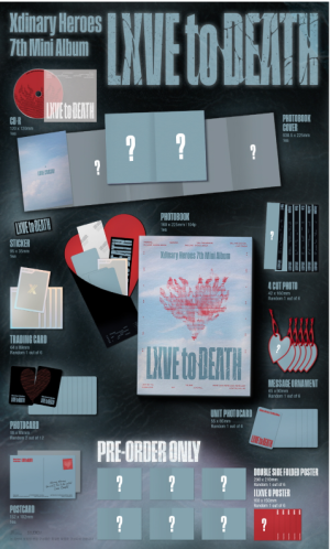 Xdinary Heroes - LXVE TO DEATH PHOTOBOOK VER.  + Random Photocard (BDM) PRE - ORDER 