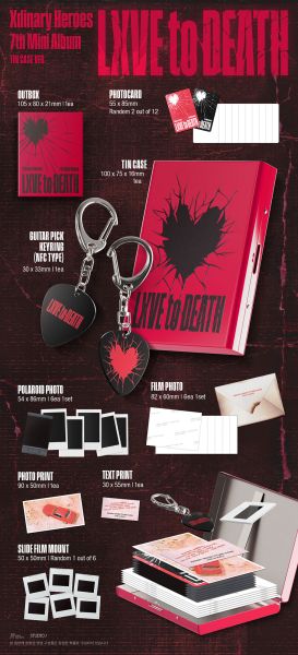 Xdinary Heroes - 7TH MINI ALBUM [LXVE TO DEATH] MD VER. + Random Photocard (BDM) PRE - ORDER 
