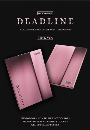 BLACKPINK - DEADLINE BLACK Ver. + PINK Ver. Set + Weverse Gift (WS) PRE - ORDER 